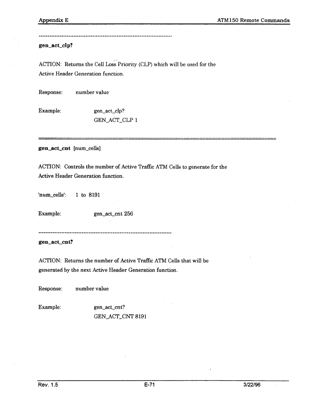 Tektronix ATM150 manual 