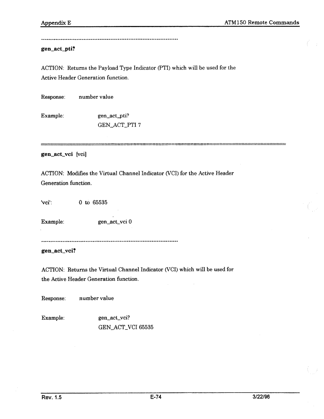 Tektronix ATM150 manual 