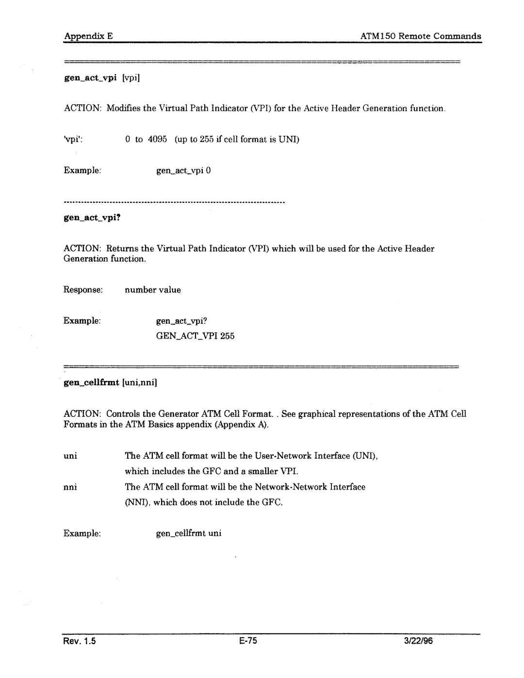 Tektronix ATM150 manual 