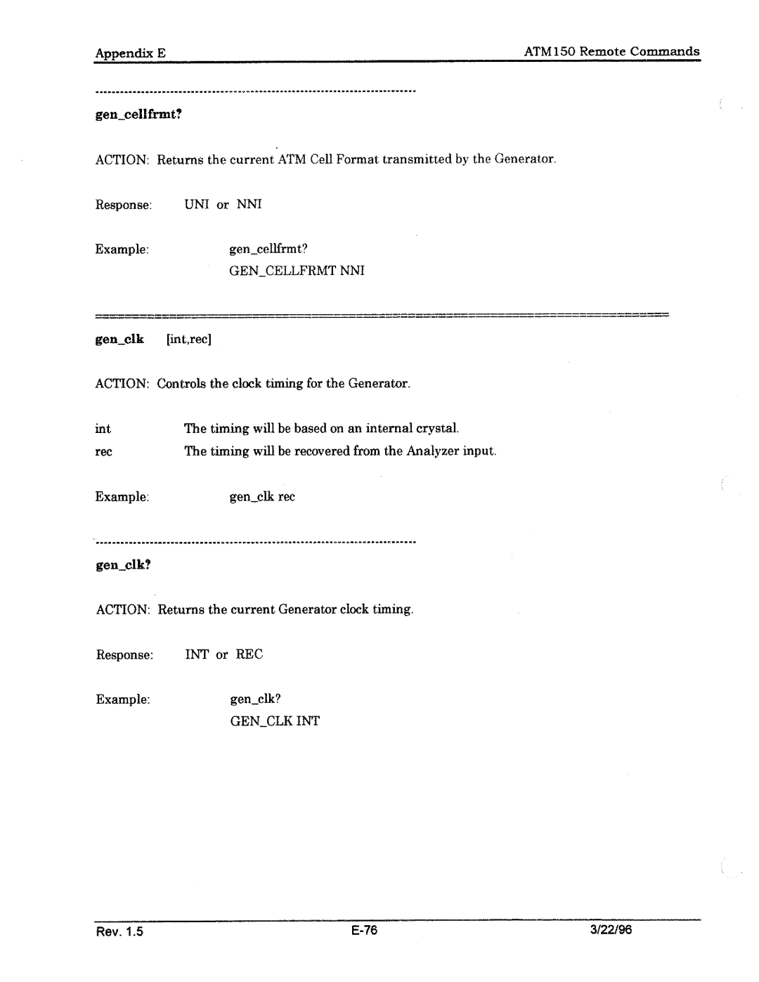 Tektronix ATM150 manual 