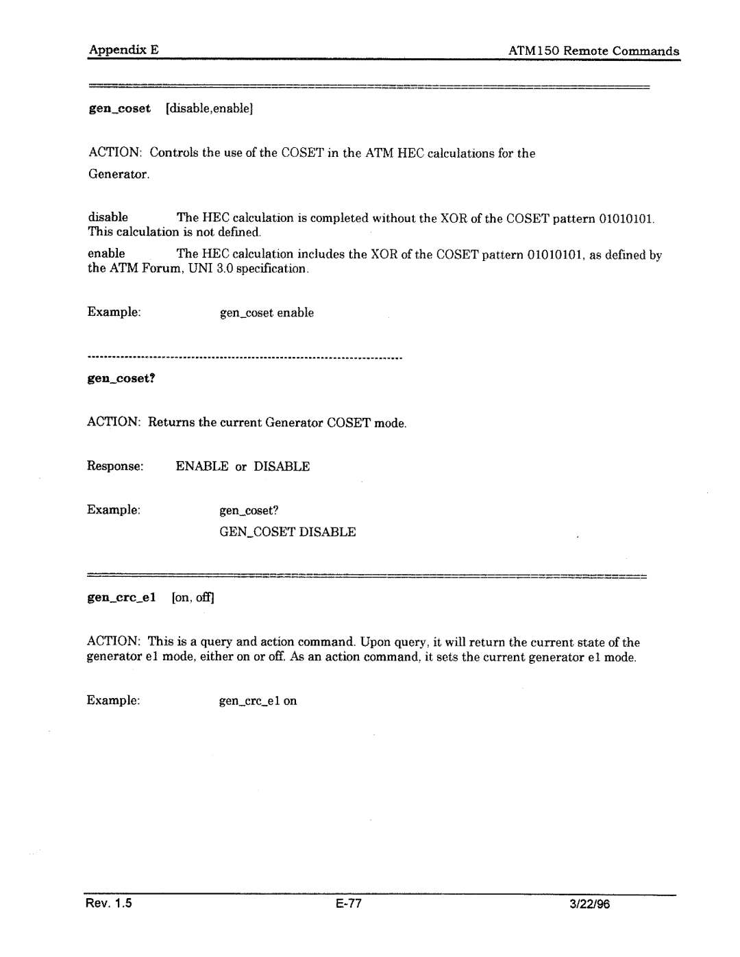 Tektronix ATM150 manual 