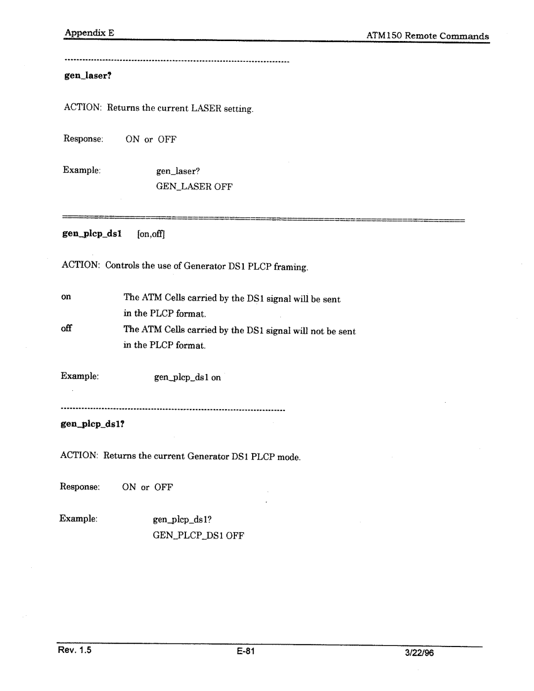 Tektronix ATM150 manual 