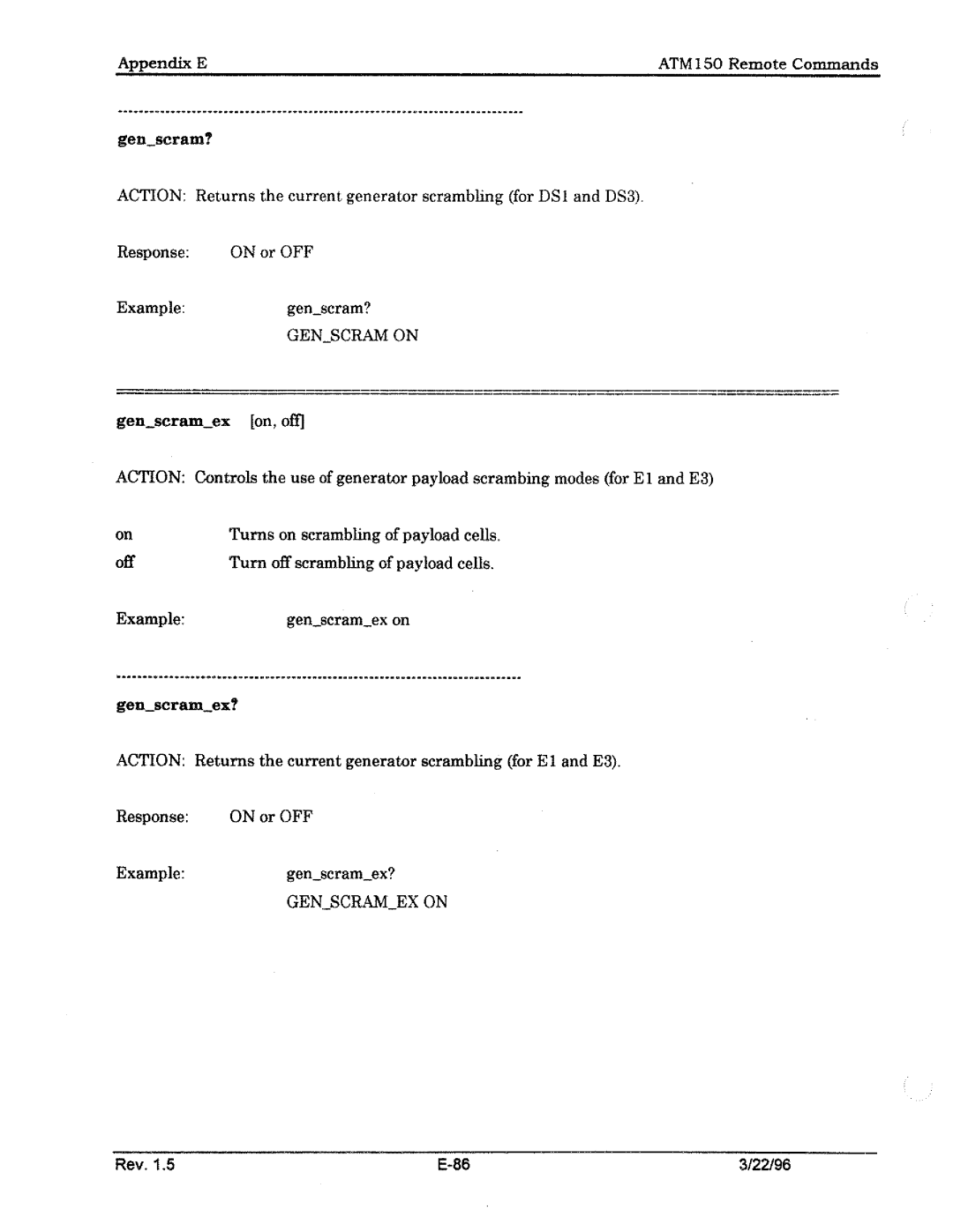 Tektronix ATM150 manual 