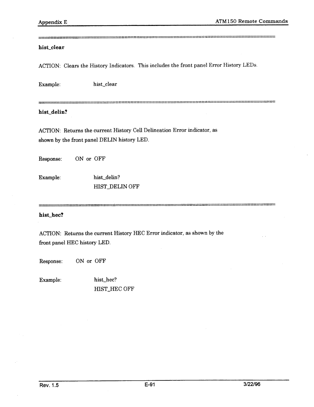 Tektronix ATM150 manual 