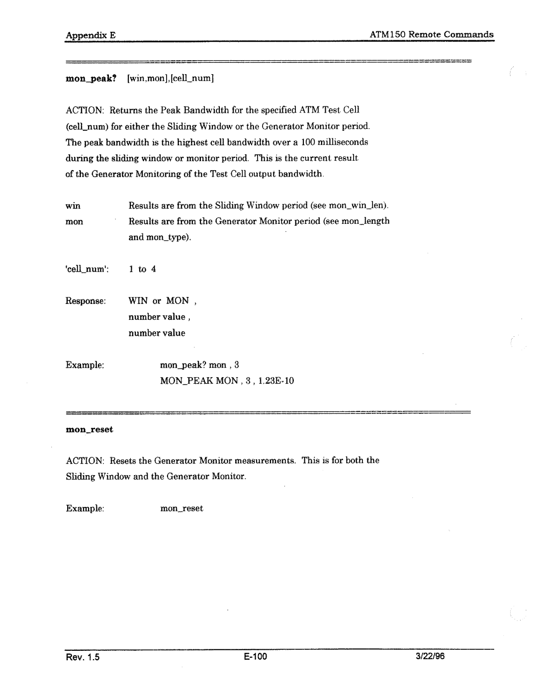 Tektronix ATM150 manual 