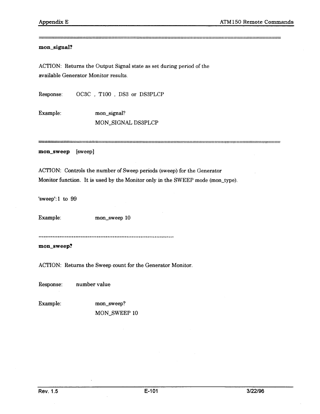 Tektronix ATM150 manual 