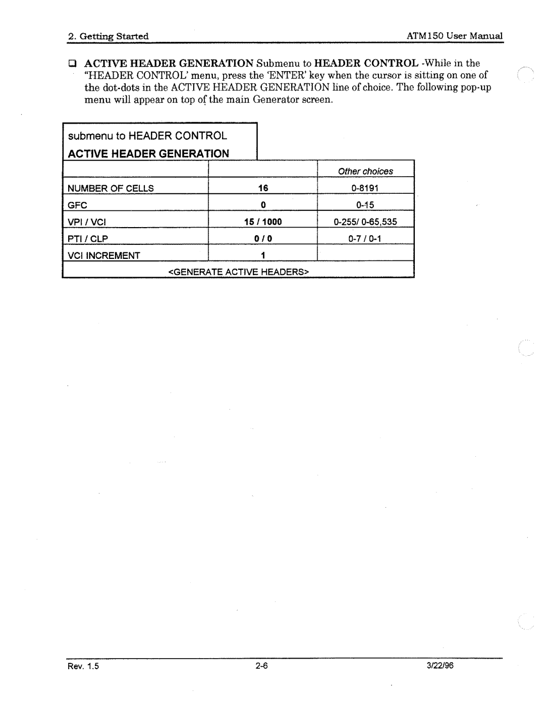 Tektronix ATM150 manual 