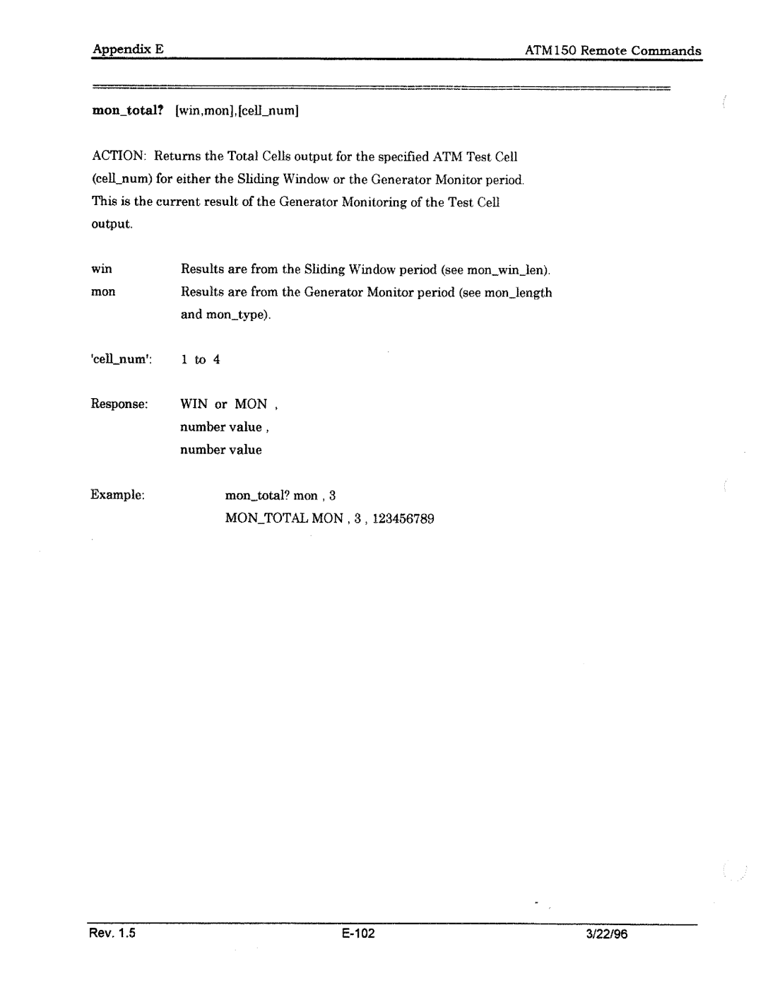 Tektronix ATM150 manual 