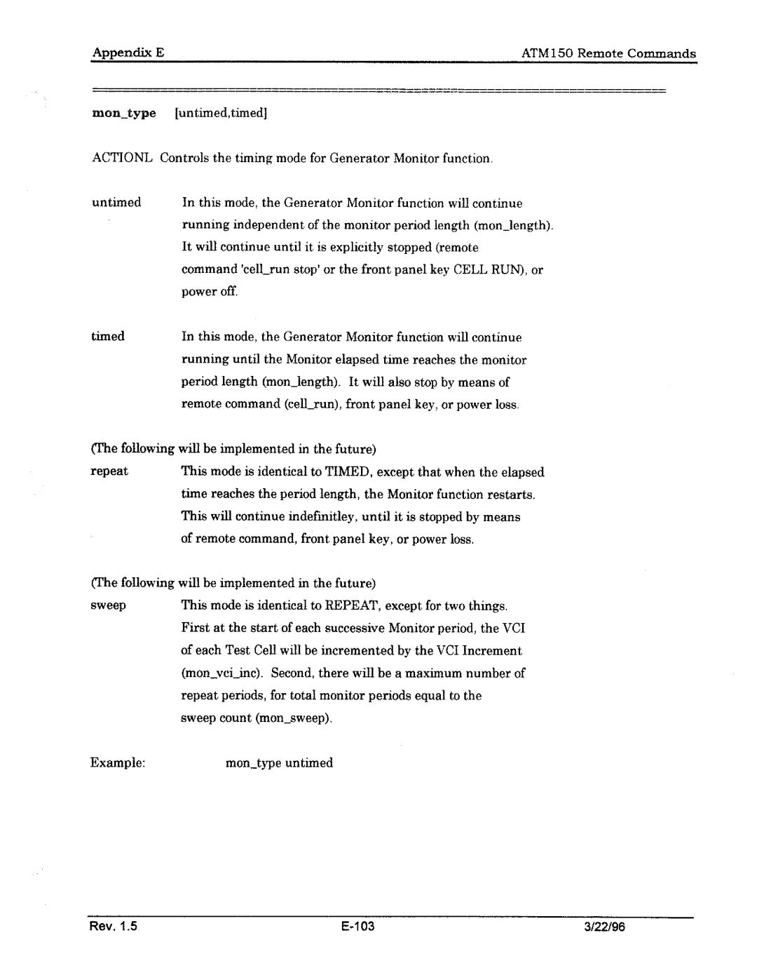 Tektronix ATM150 manual 