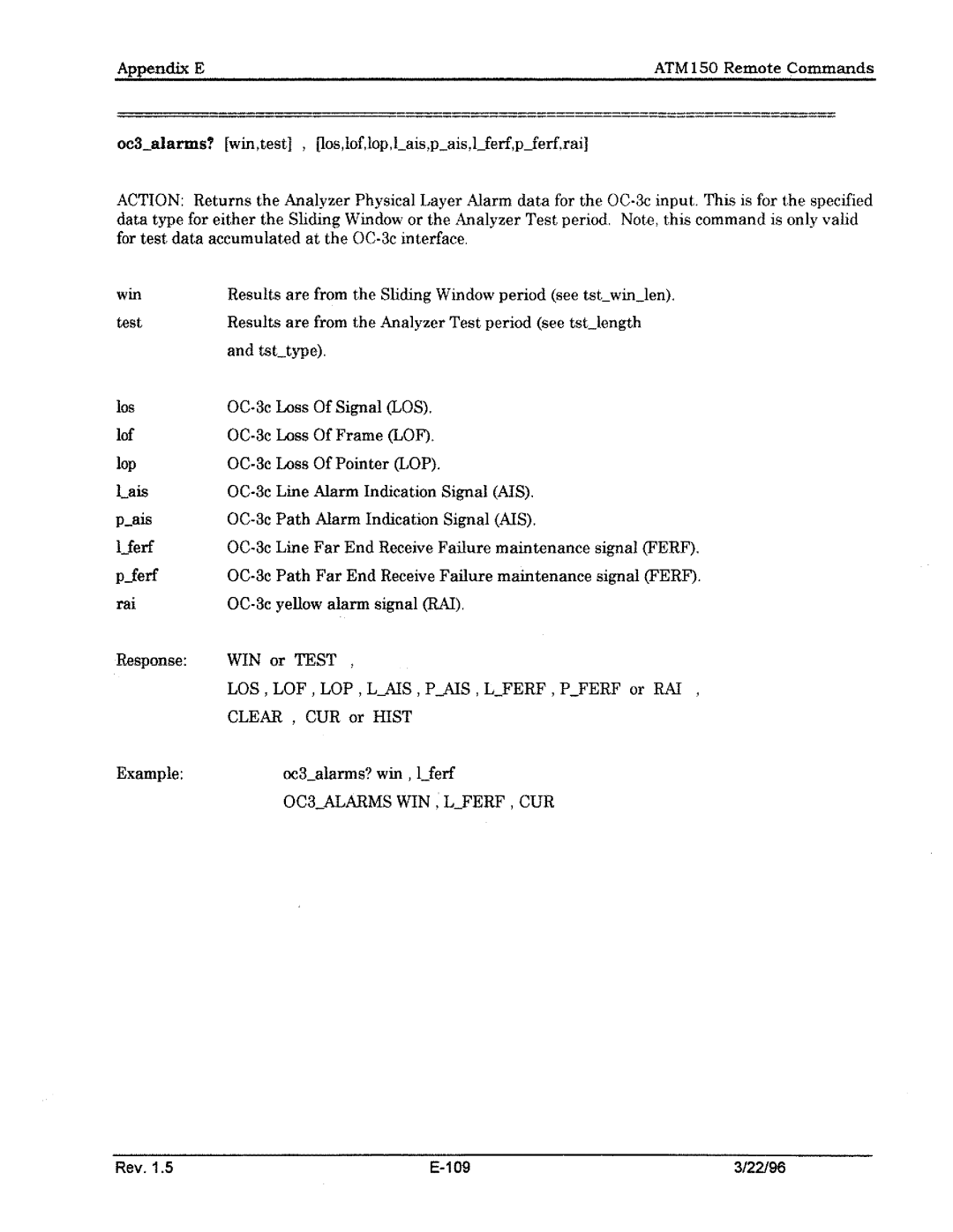 Tektronix ATM150 manual 