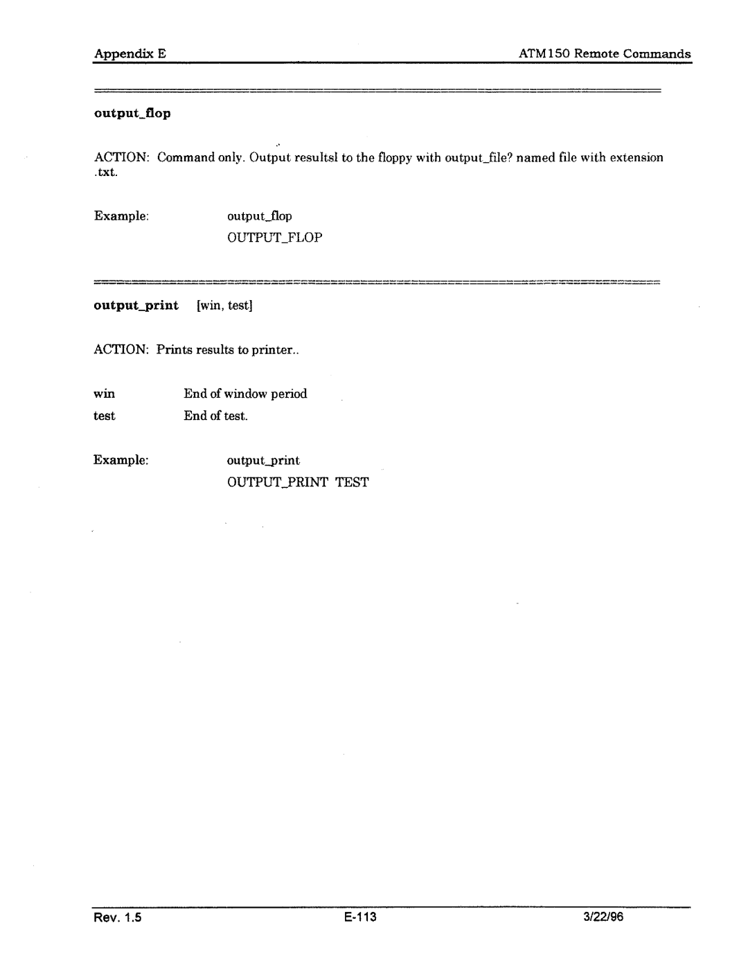 Tektronix ATM150 manual 