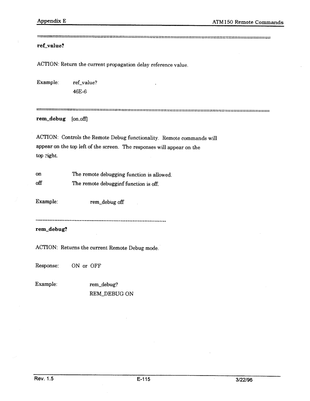 Tektronix ATM150 manual 