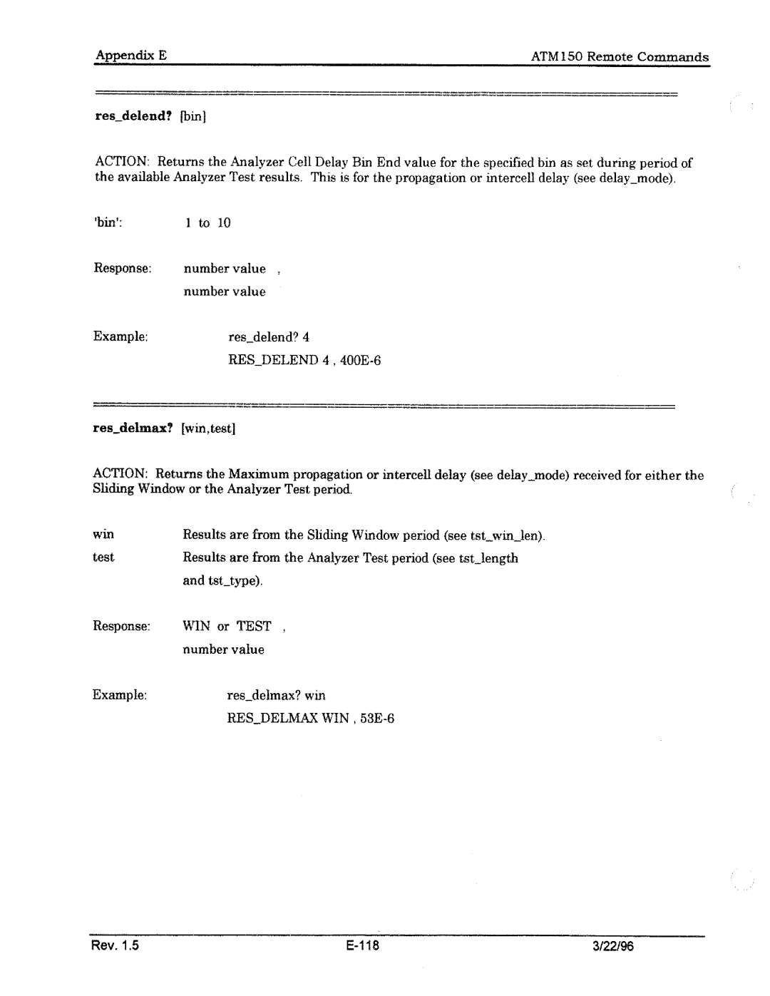 Tektronix ATM150 manual 