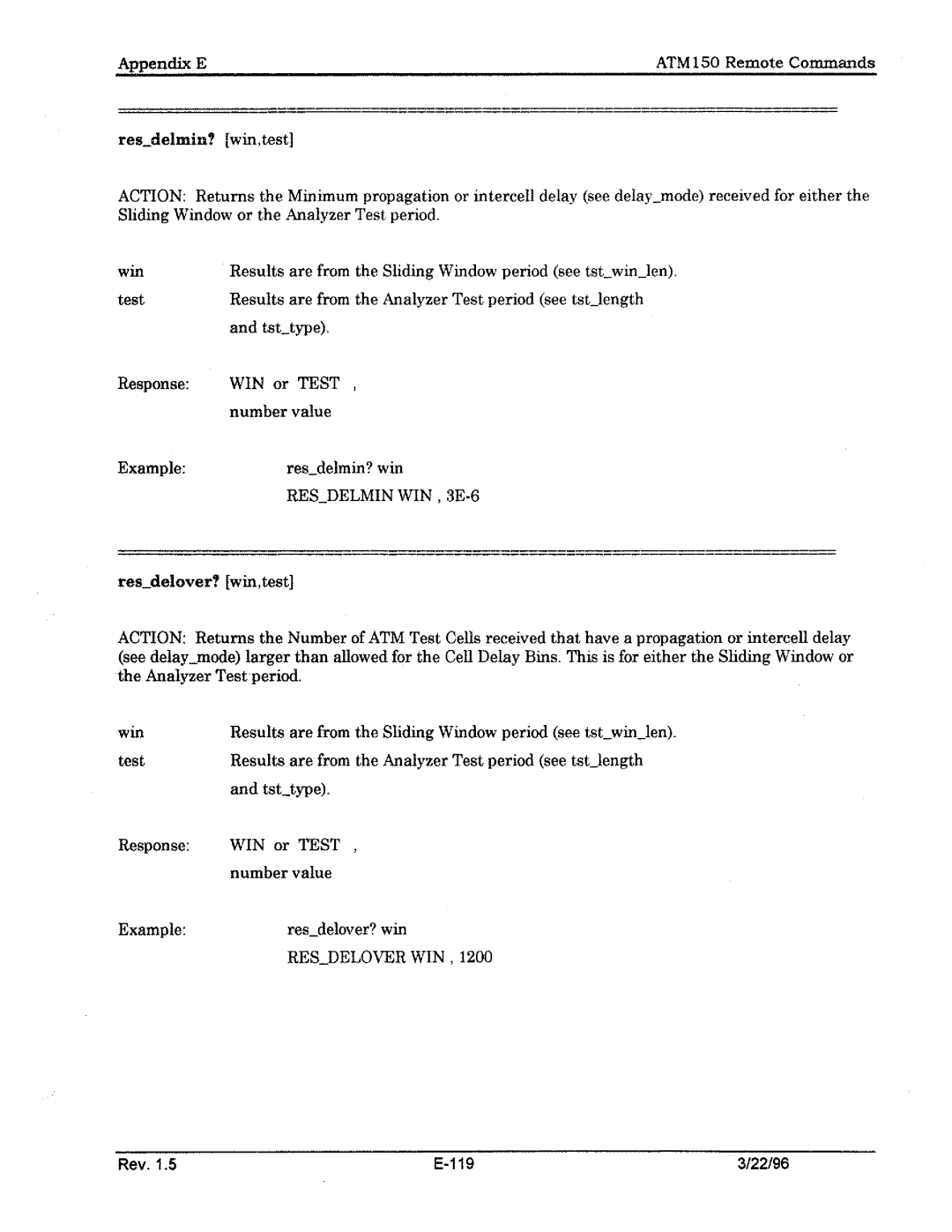 Tektronix ATM150 manual 