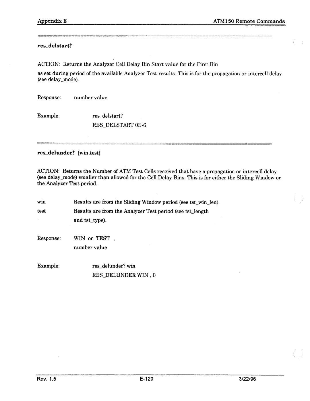 Tektronix ATM150 manual 