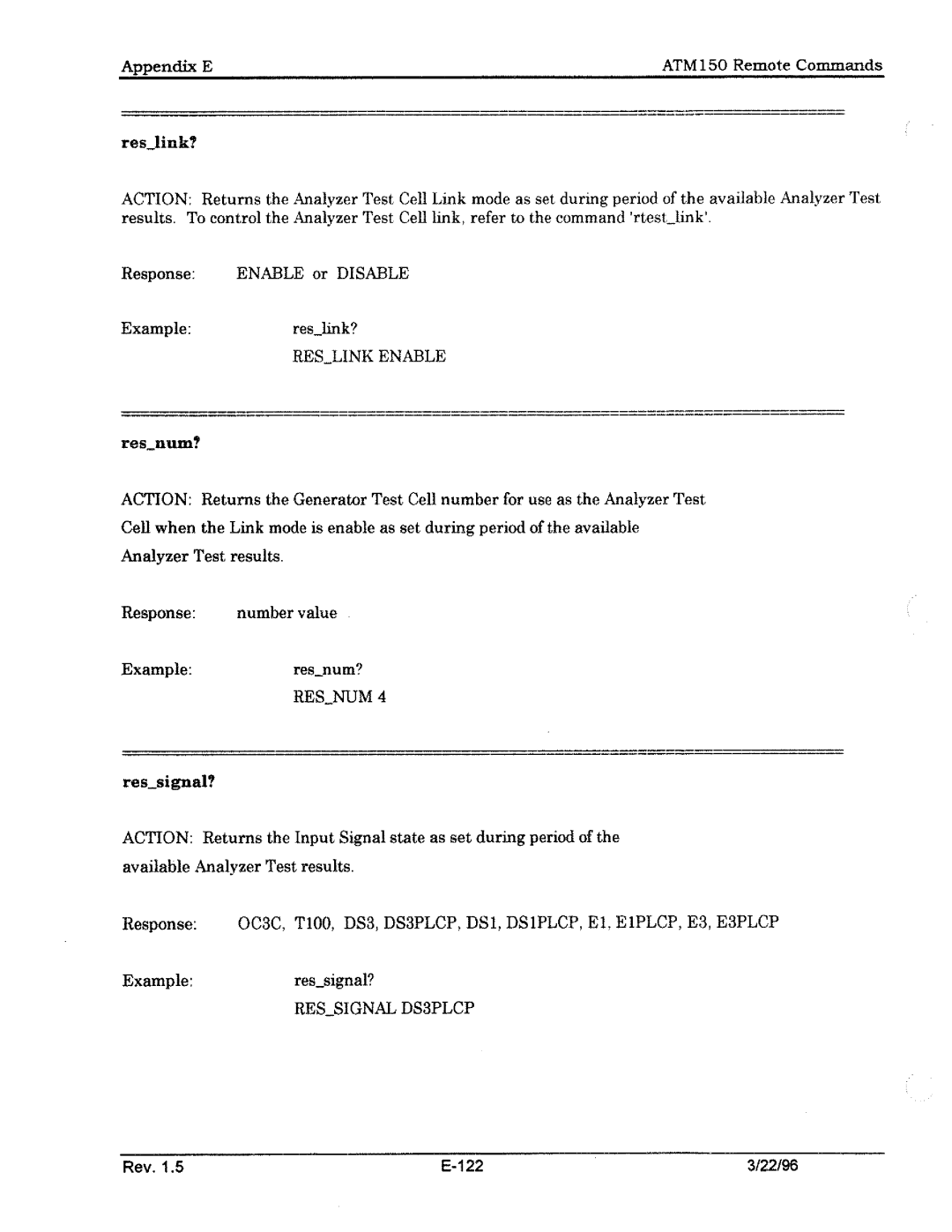 Tektronix ATM150 manual 