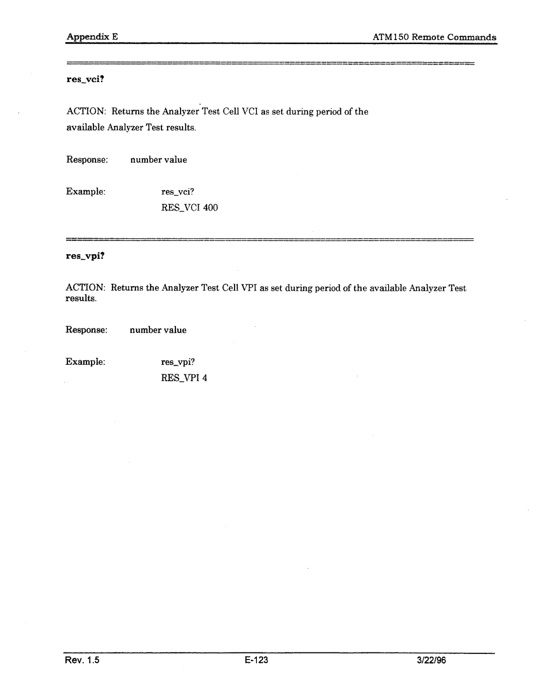 Tektronix ATM150 manual 