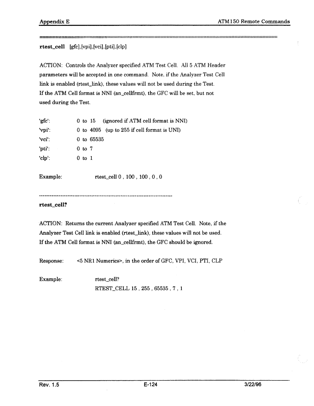 Tektronix ATM150 manual 