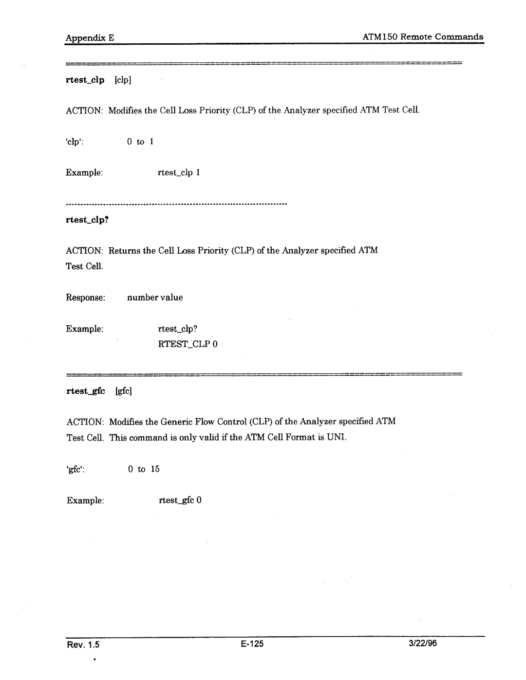 Tektronix ATM150 manual 