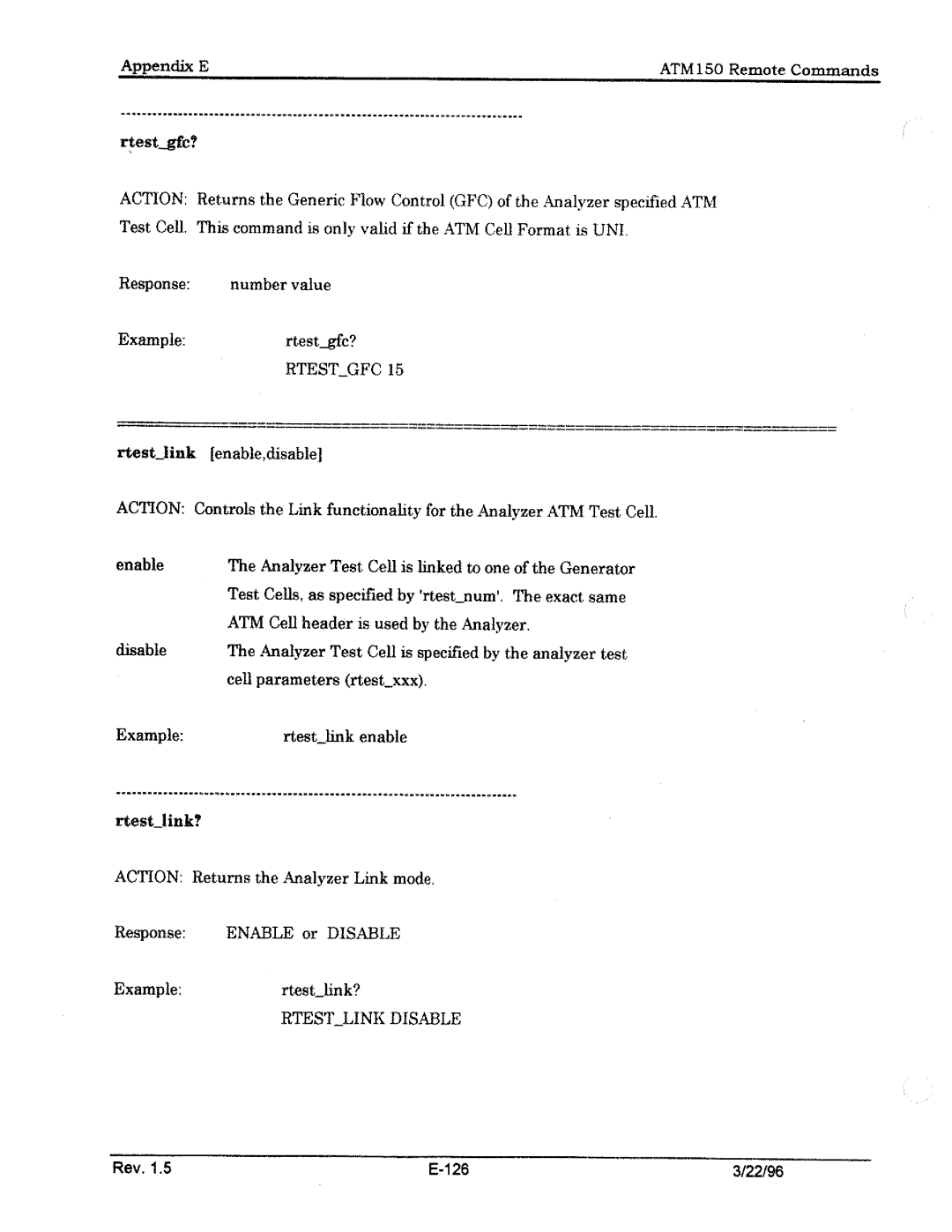 Tektronix ATM150 manual 