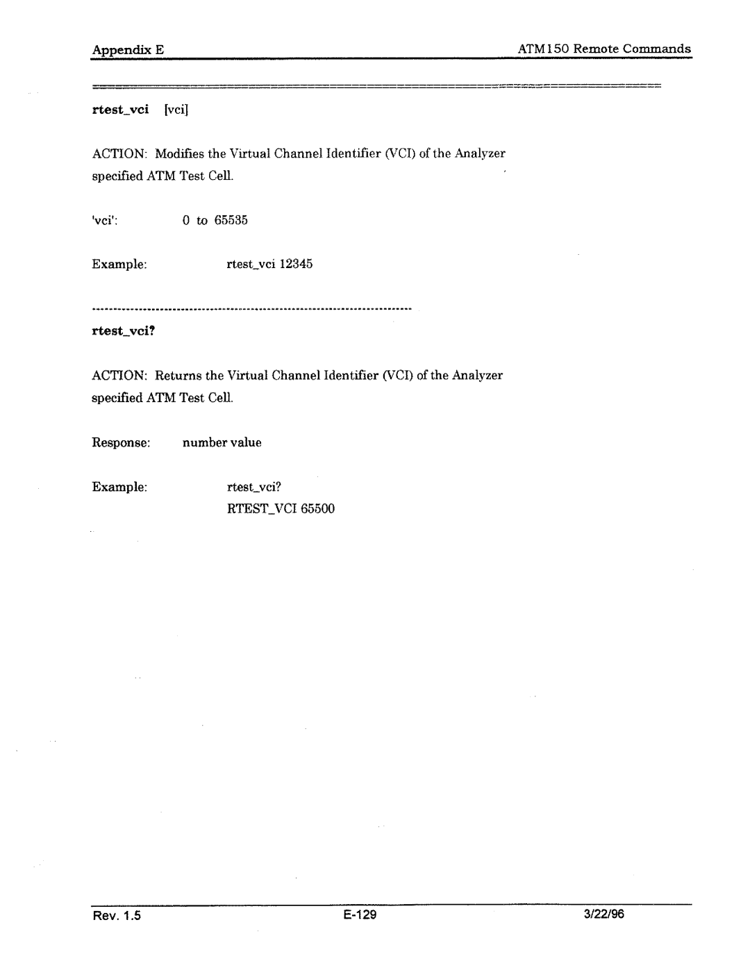 Tektronix ATM150 manual 