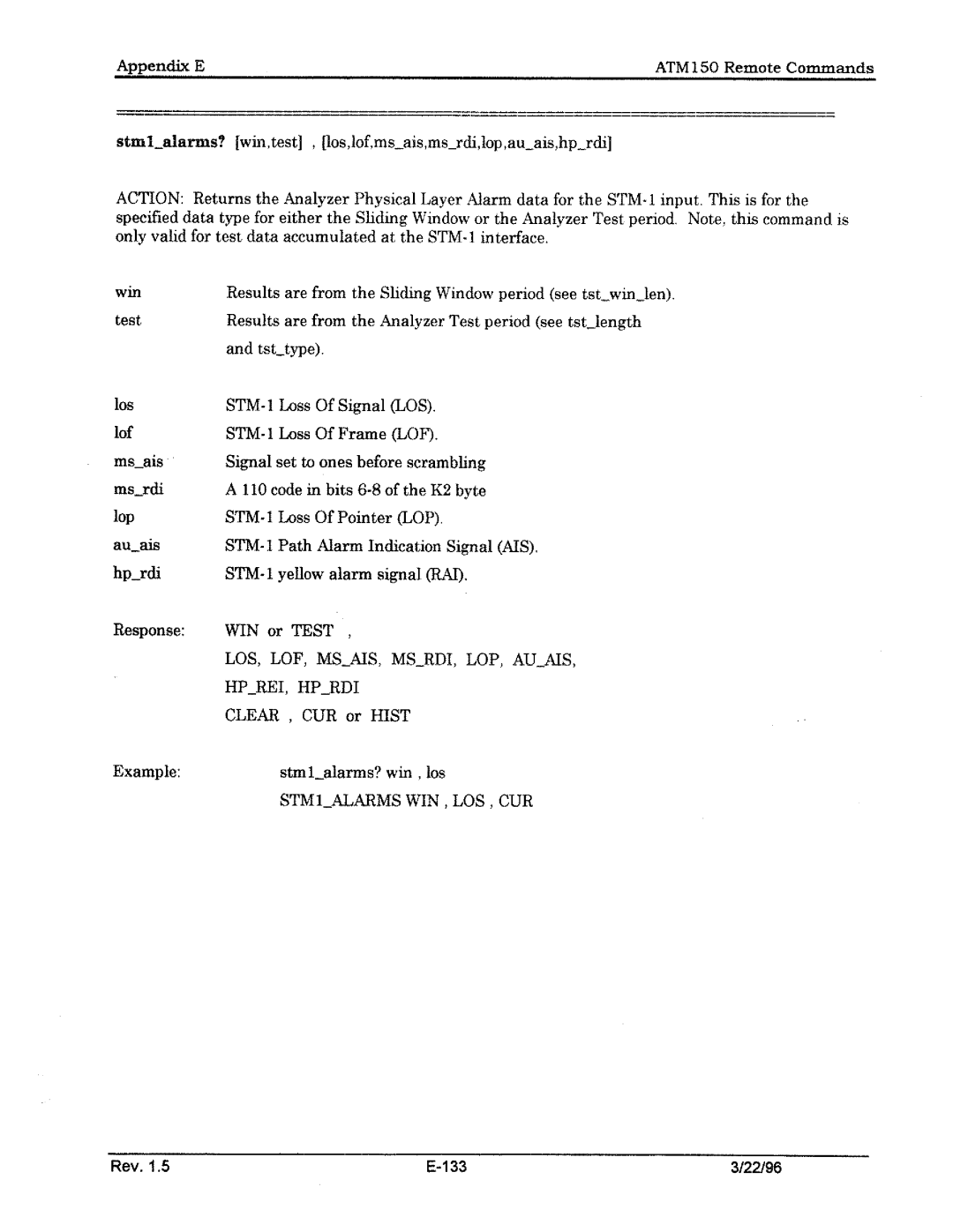 Tektronix ATM150 manual 