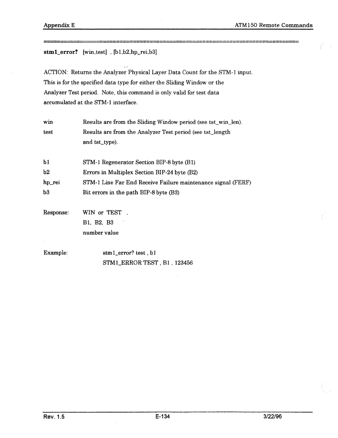 Tektronix ATM150 manual 