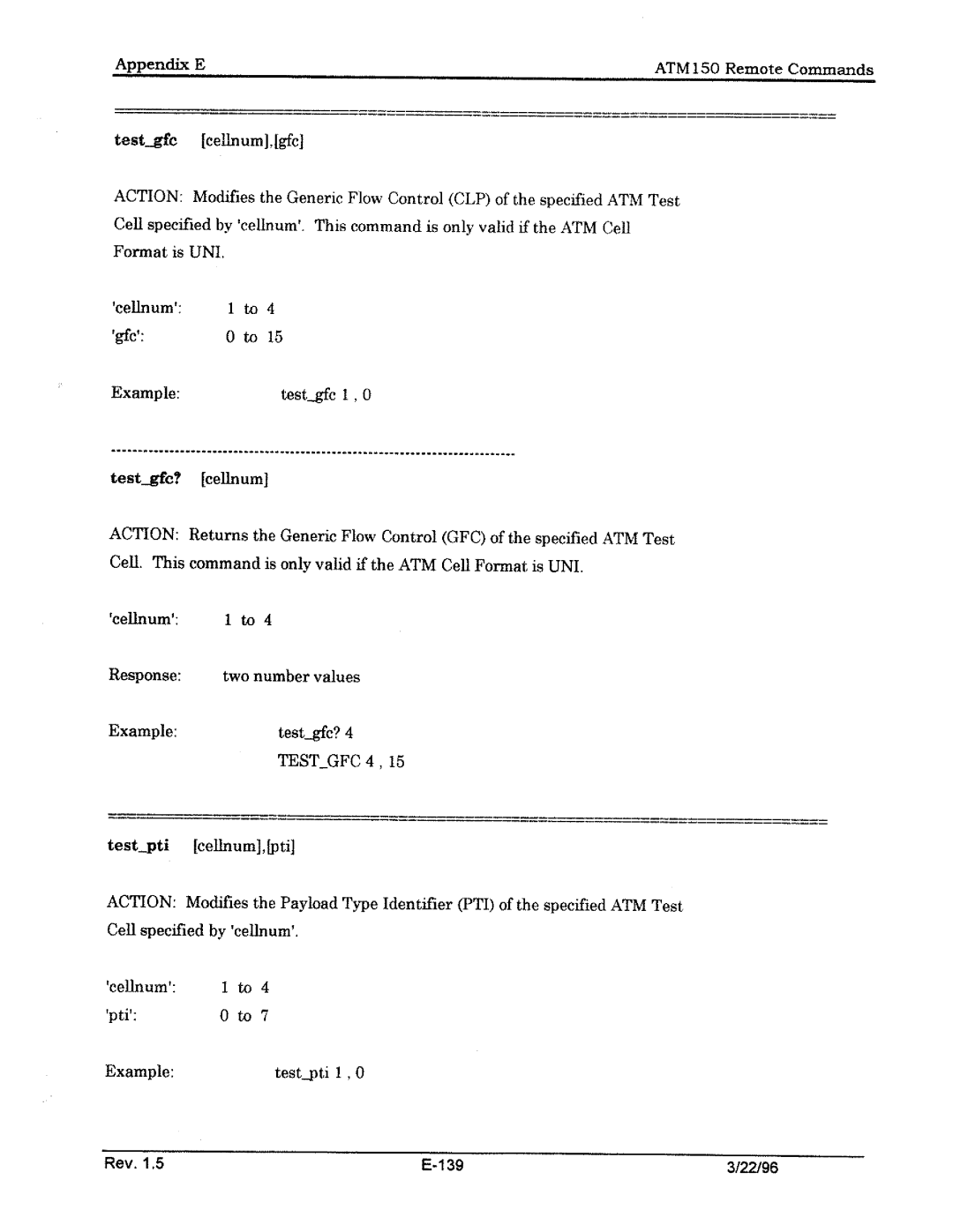 Tektronix ATM150 manual 