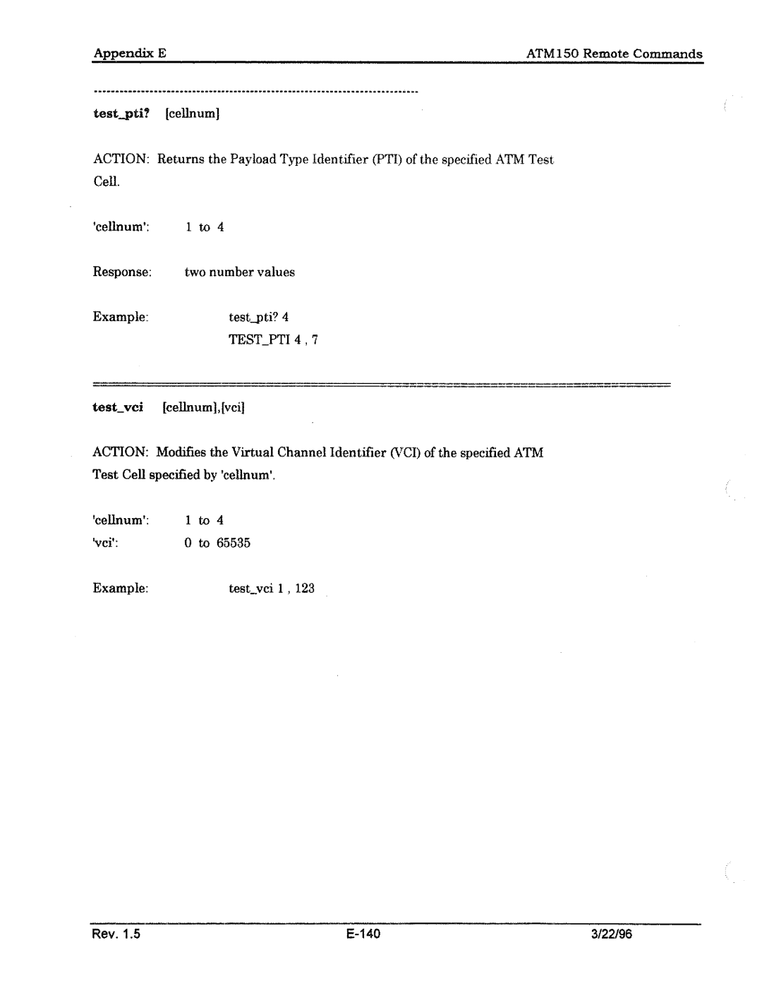 Tektronix ATM150 manual 