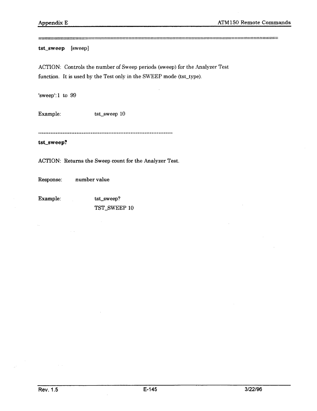 Tektronix ATM150 manual 