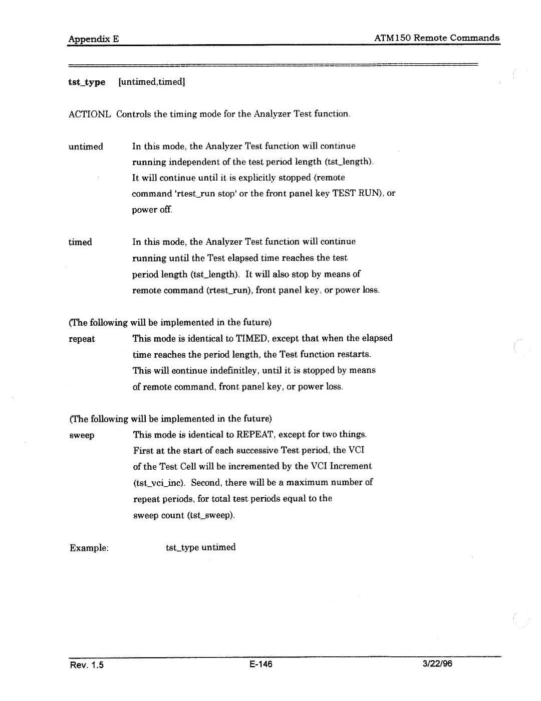 Tektronix ATM150 manual 