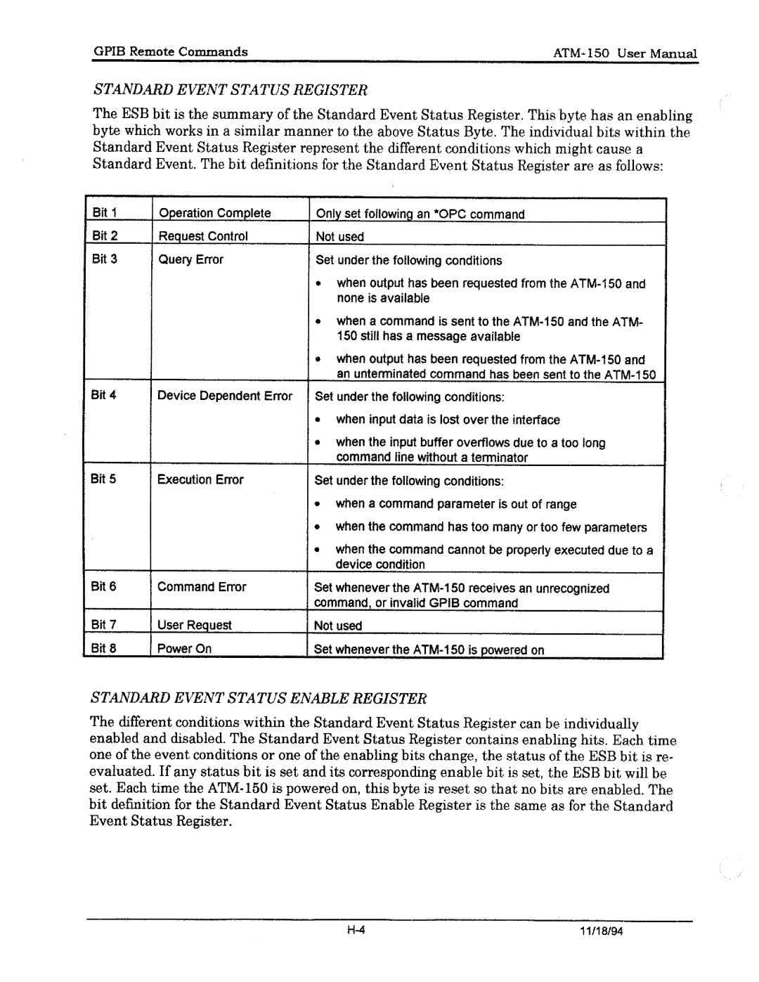 Tektronix ATM150 manual 