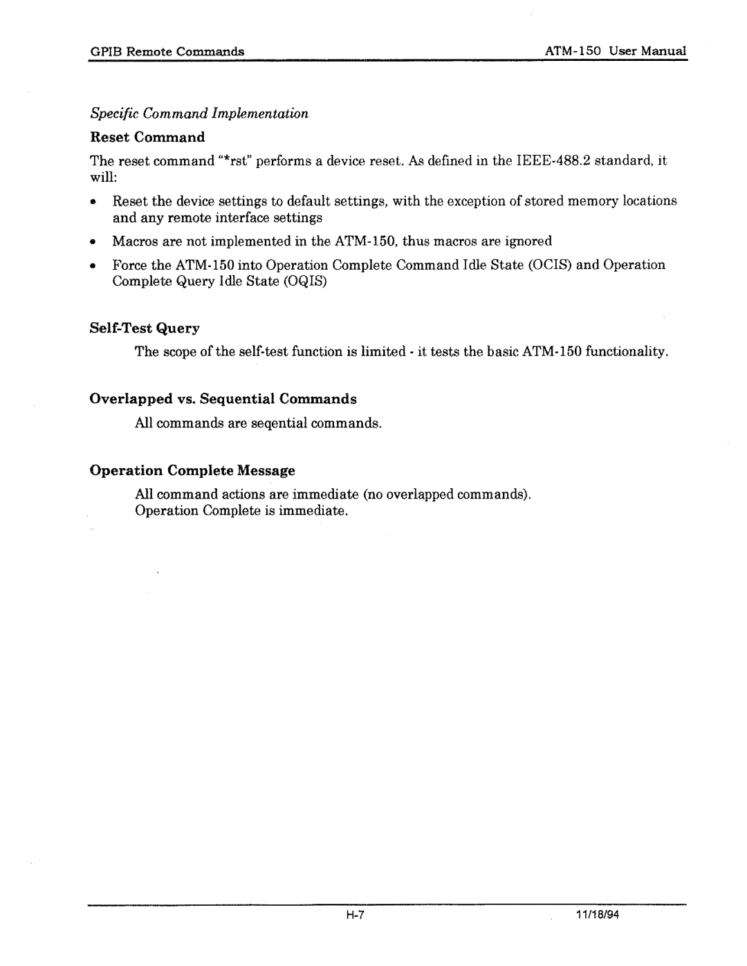 Tektronix ATM150 manual 