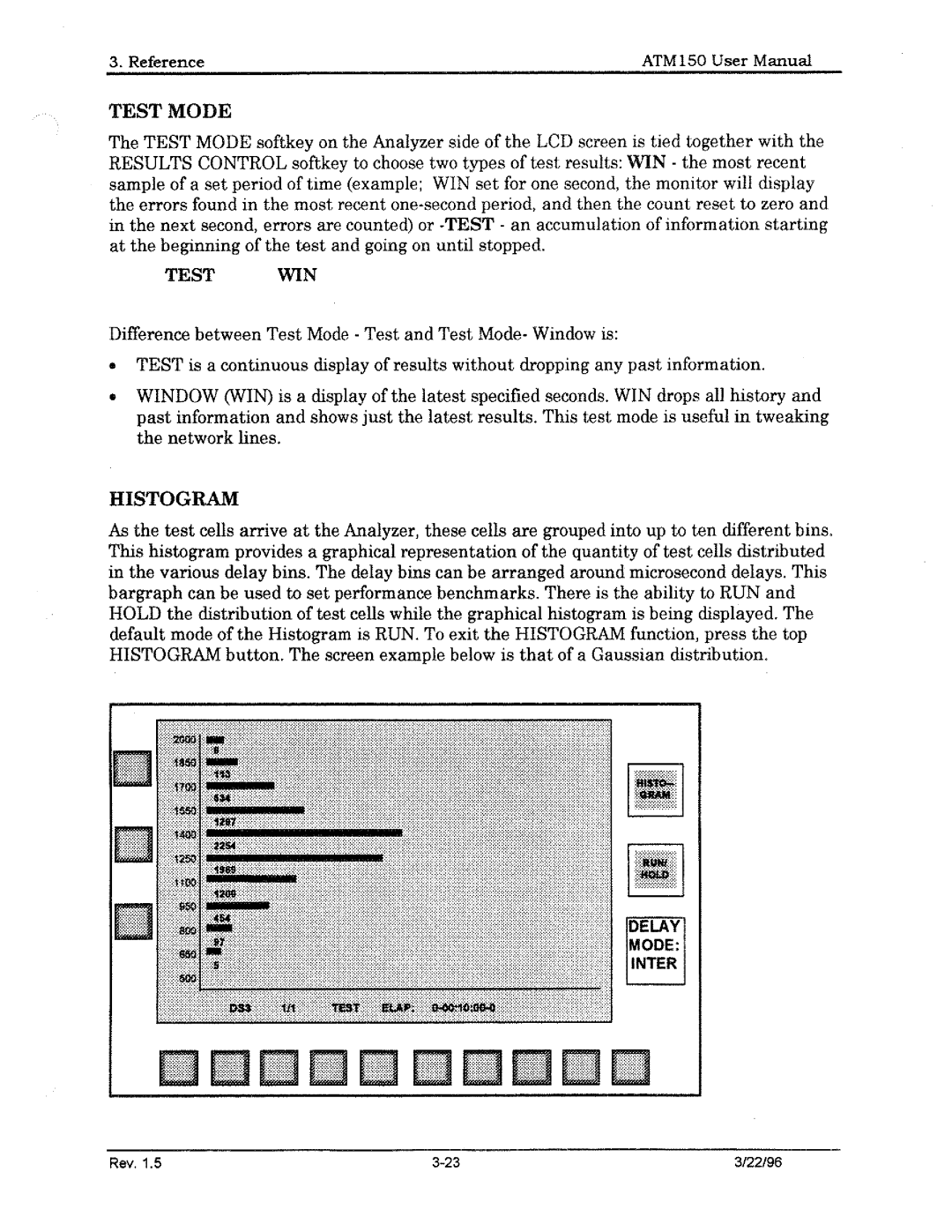 Tektronix ATM150 manual 