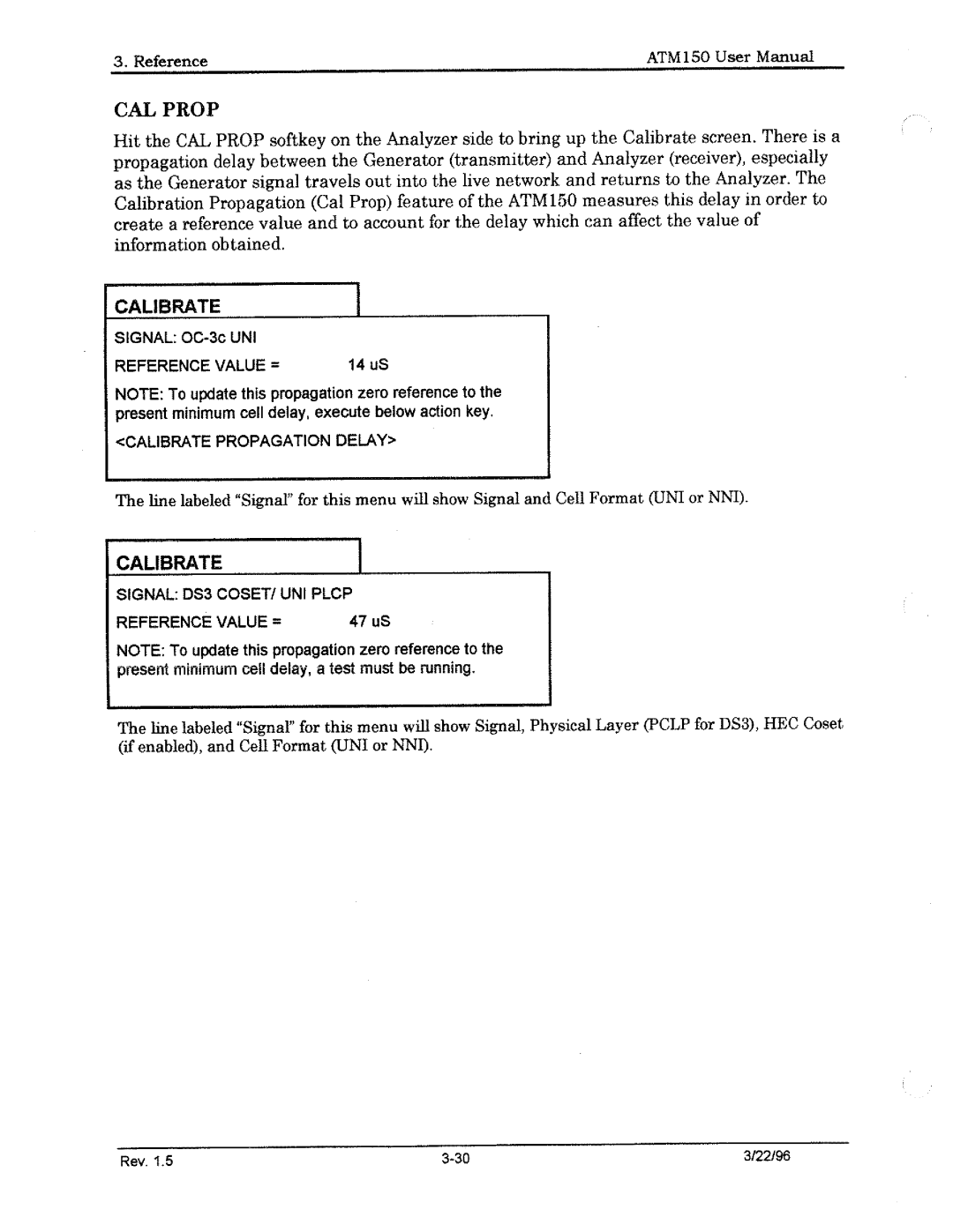 Tektronix ATM150 manual 