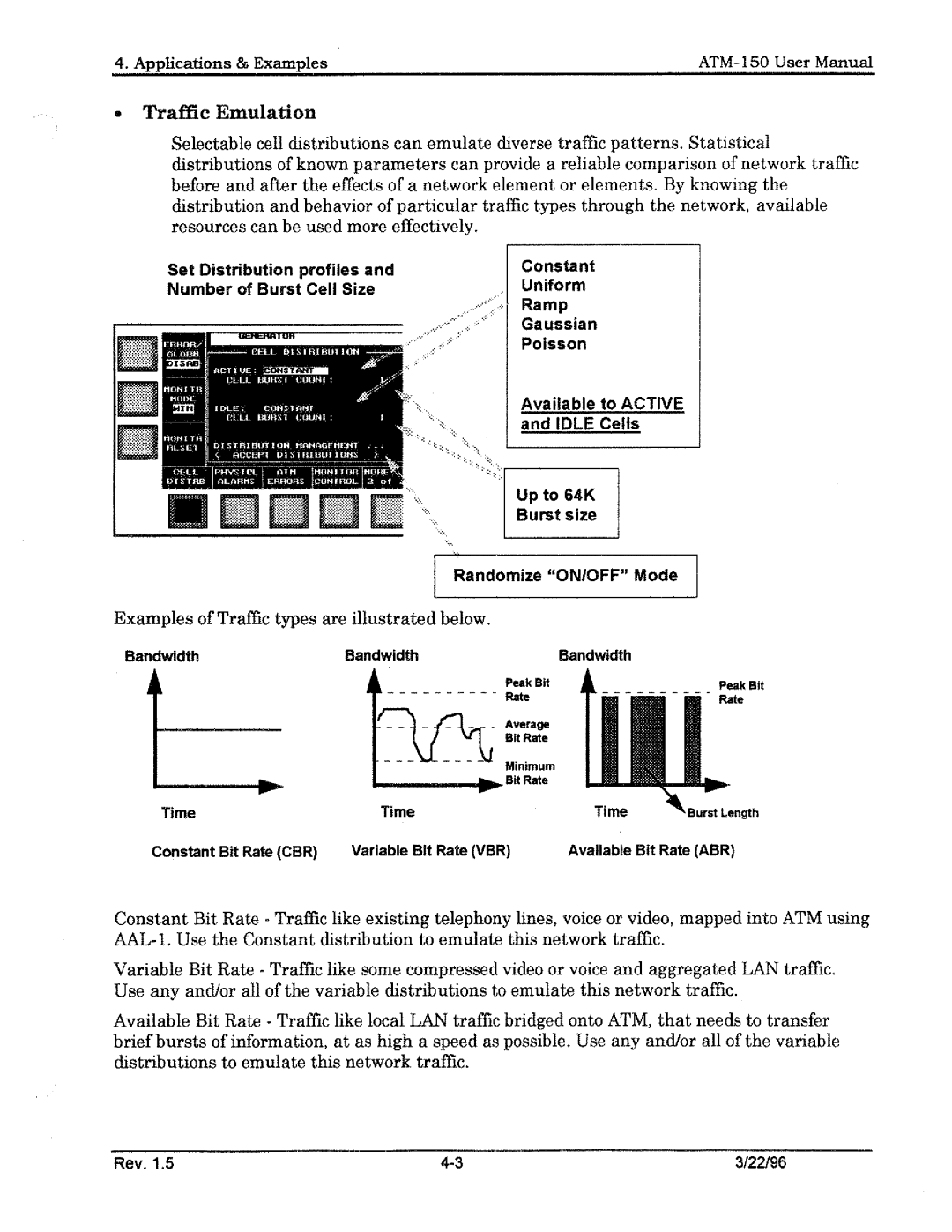 Tektronix ATM150 manual 