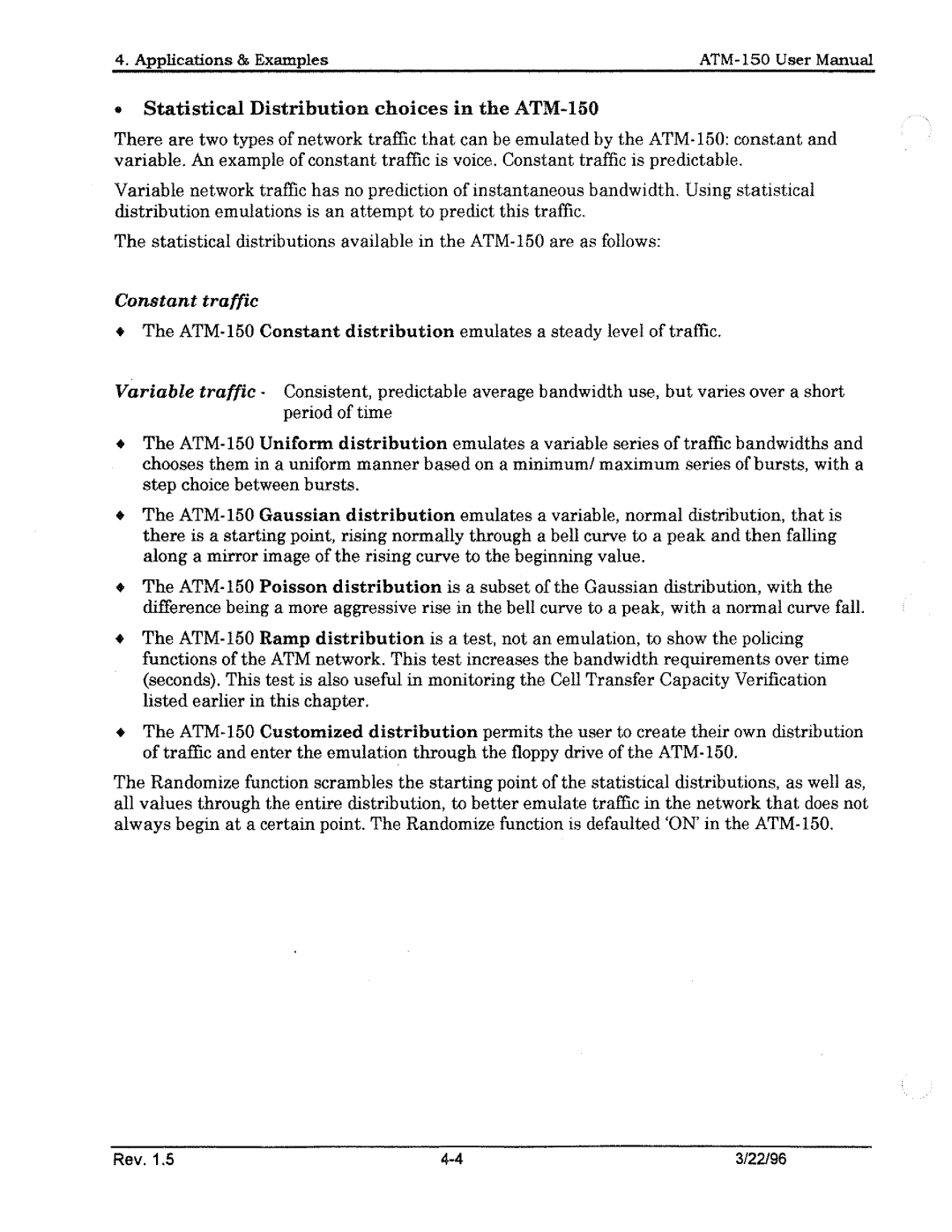 Tektronix ATM150 manual 