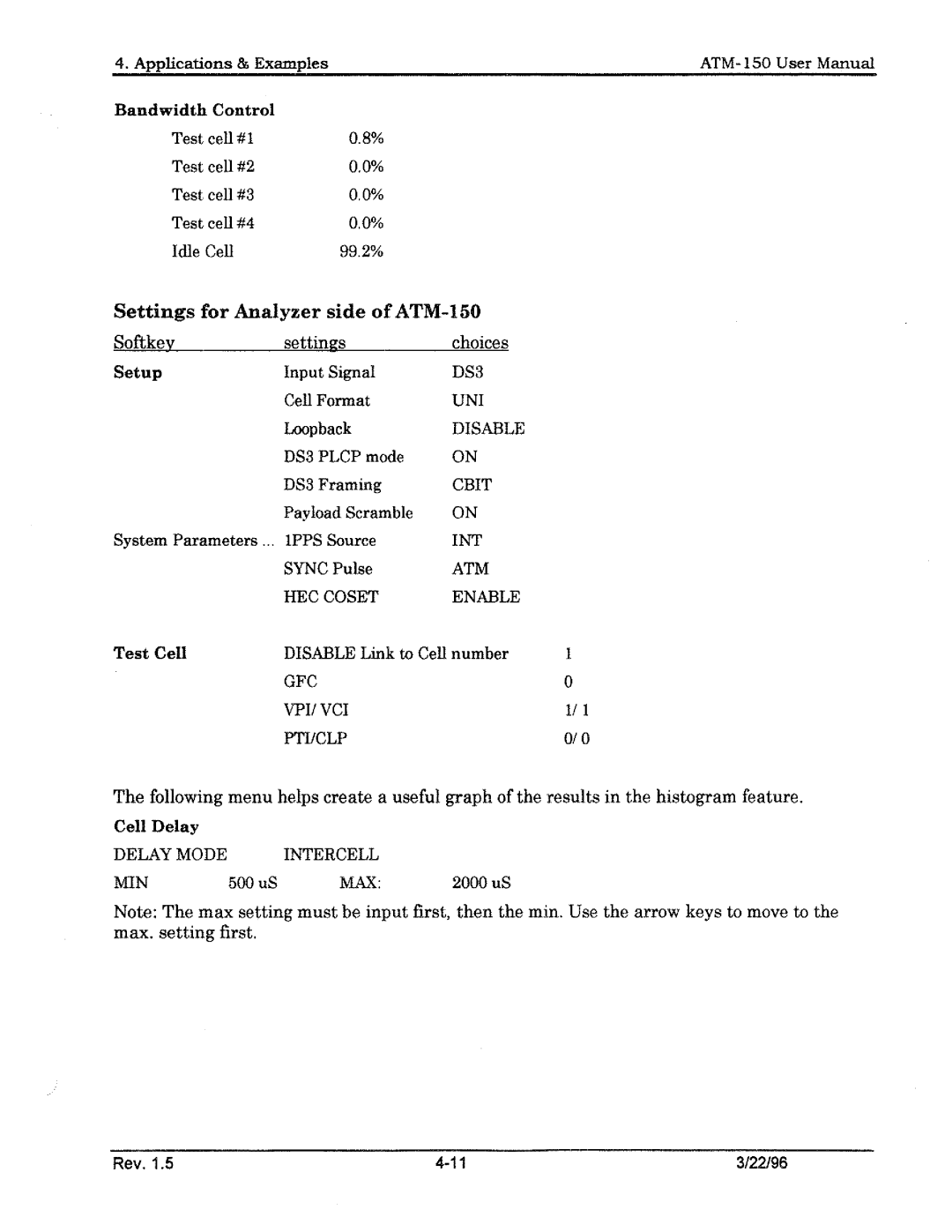 Tektronix ATM150 manual 