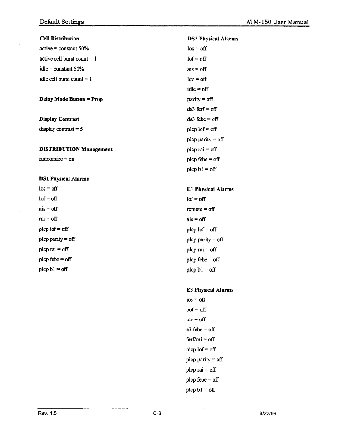 Tektronix ATM150 manual 