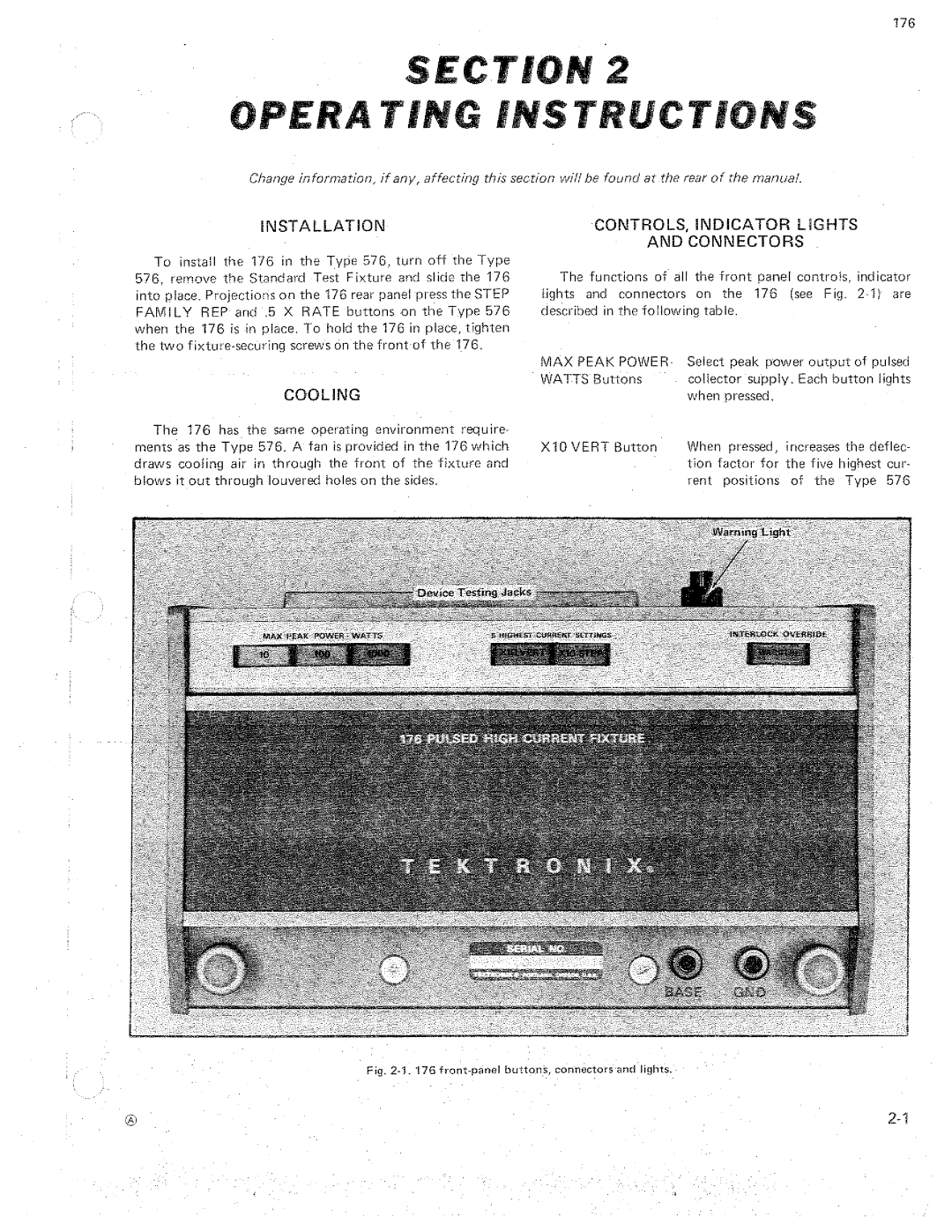 Tektronix B070 manual 