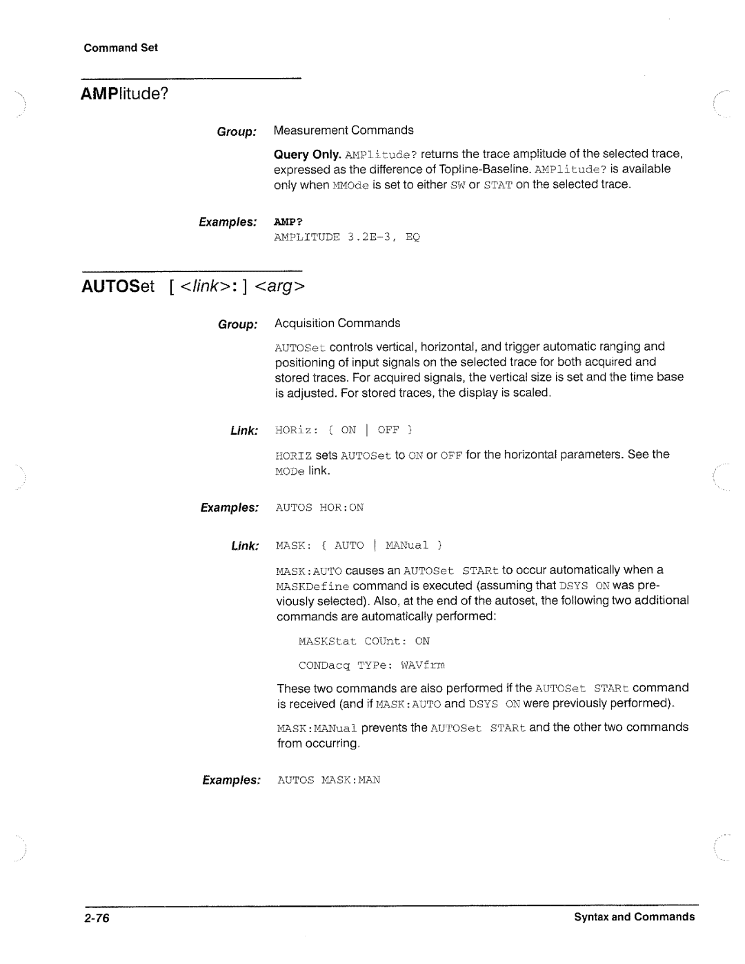 Tektronix CSA 803A, 11801B manual 