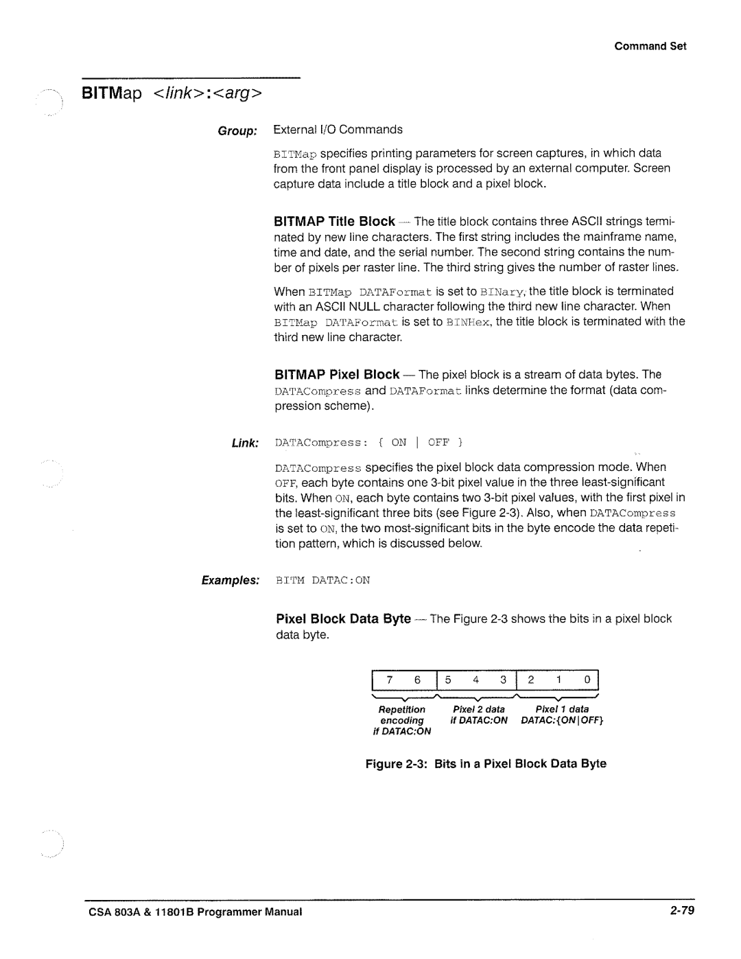 Tektronix 11801B, CSA 803A manual 