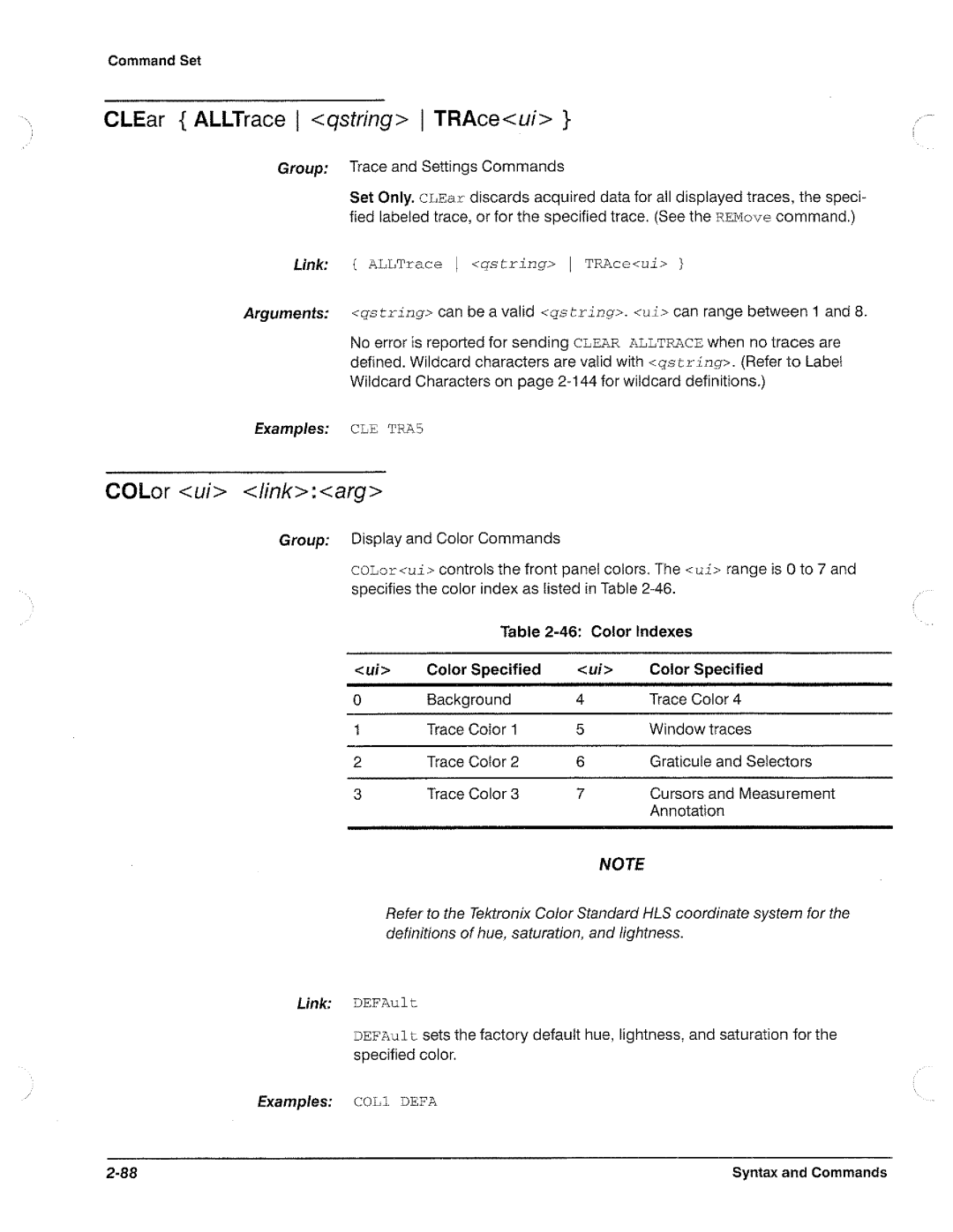 Tektronix CSA 803A, 11801B manual 