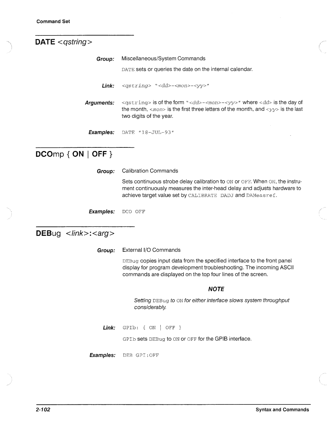 Tektronix CSA 803A, 11801B manual 