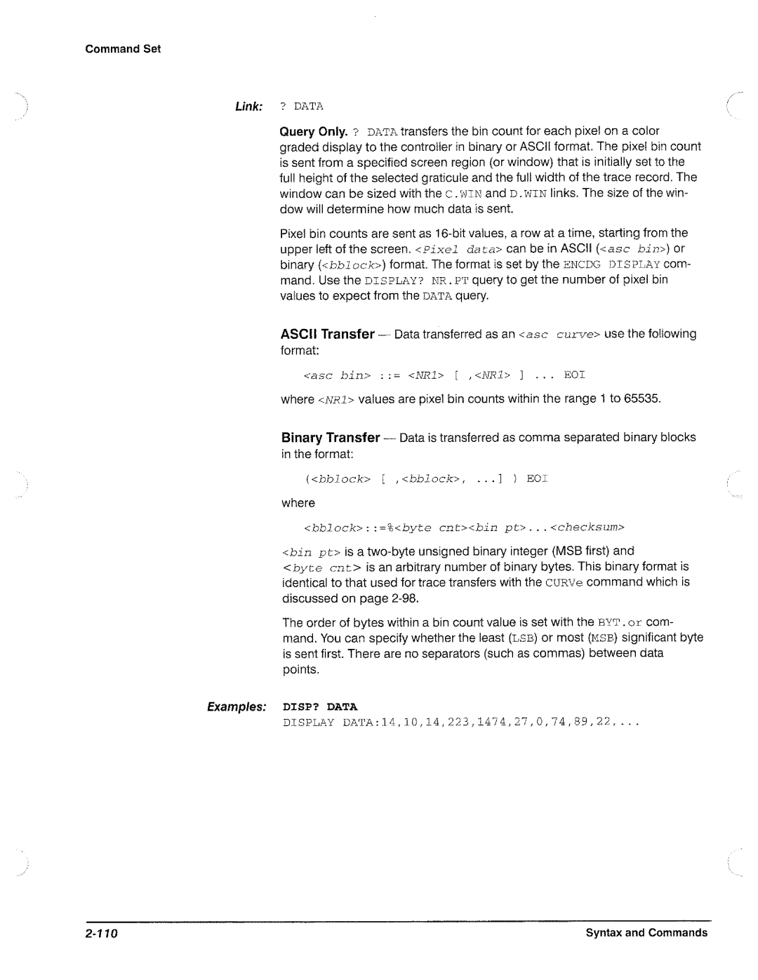 Tektronix CSA 803A, 11801B manual 