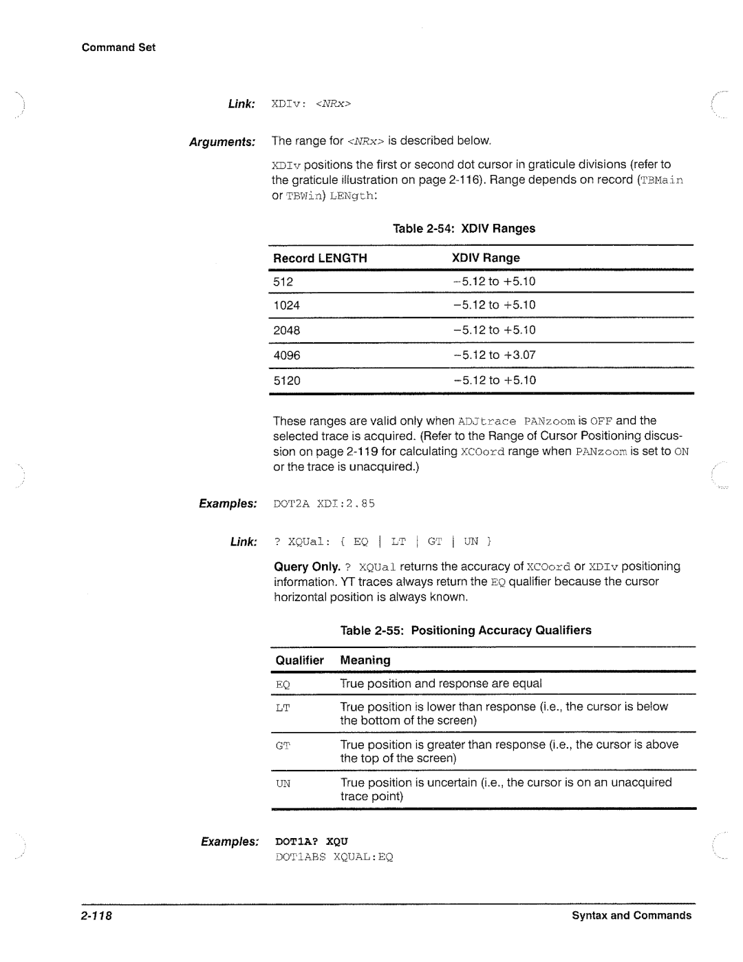 Tektronix CSA 803A, 11801B manual 