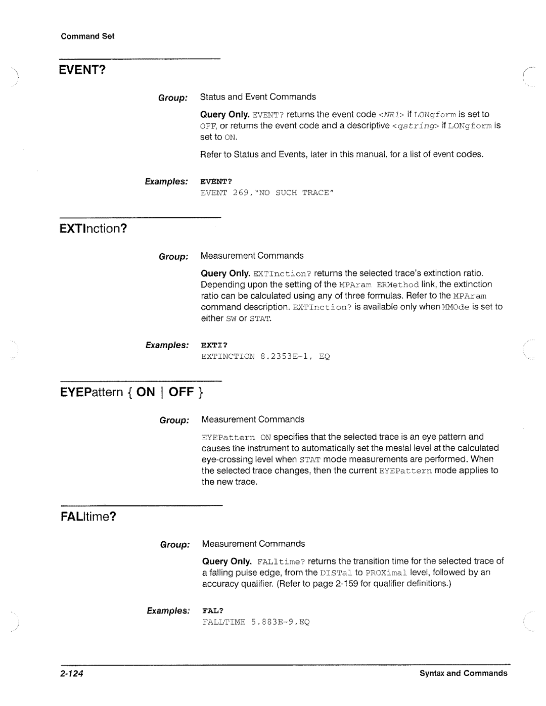 Tektronix CSA 803A, 11801B manual 