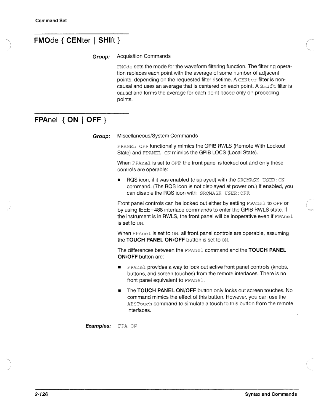 Tektronix CSA 803A, 11801B manual 