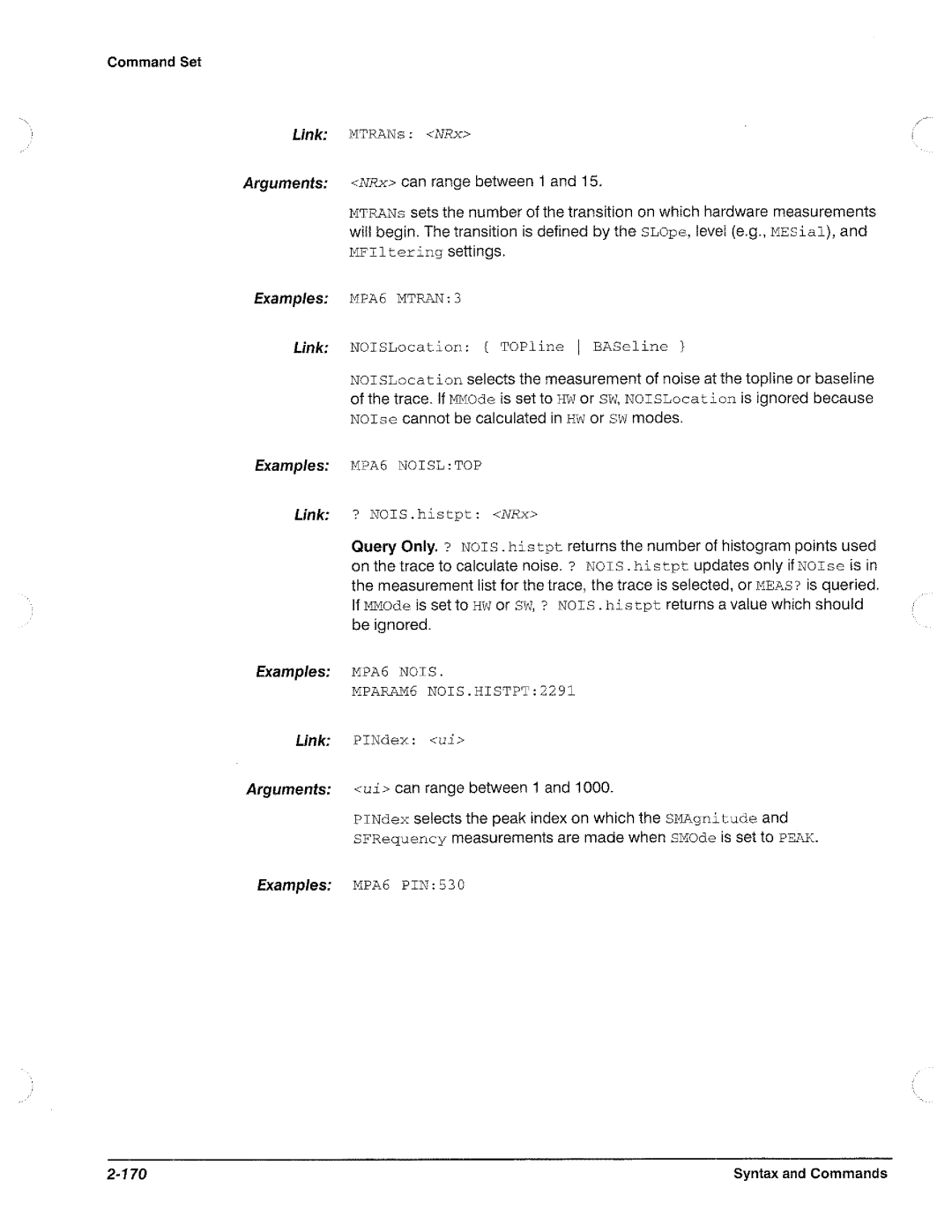 Tektronix CSA 803A, 11801B manual 