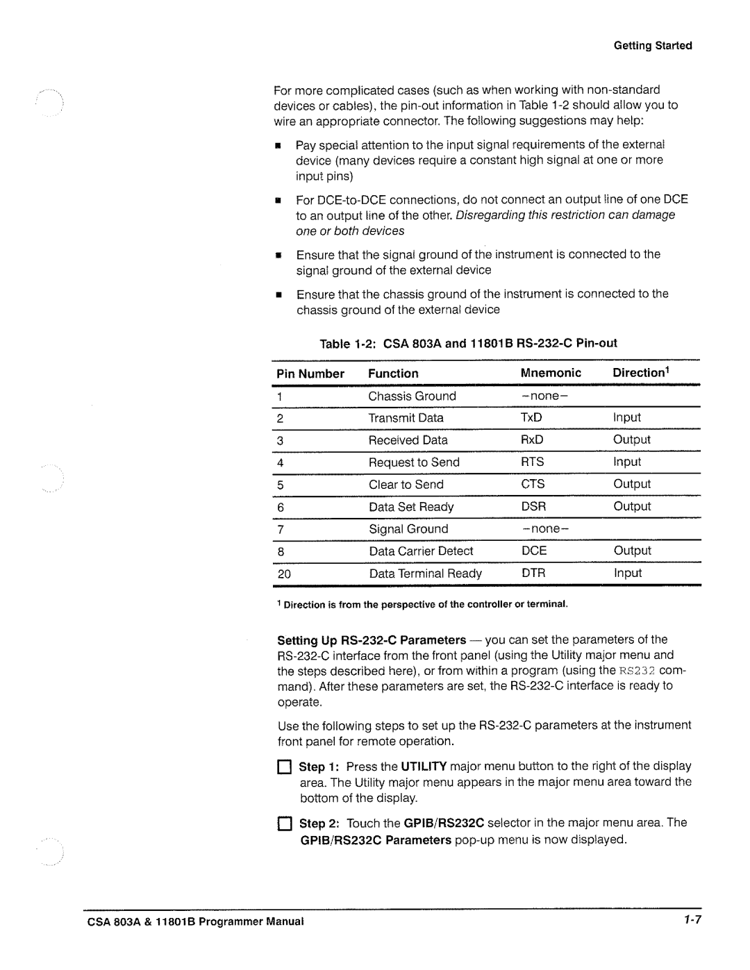 Tektronix 11801B, CSA 803A manual 